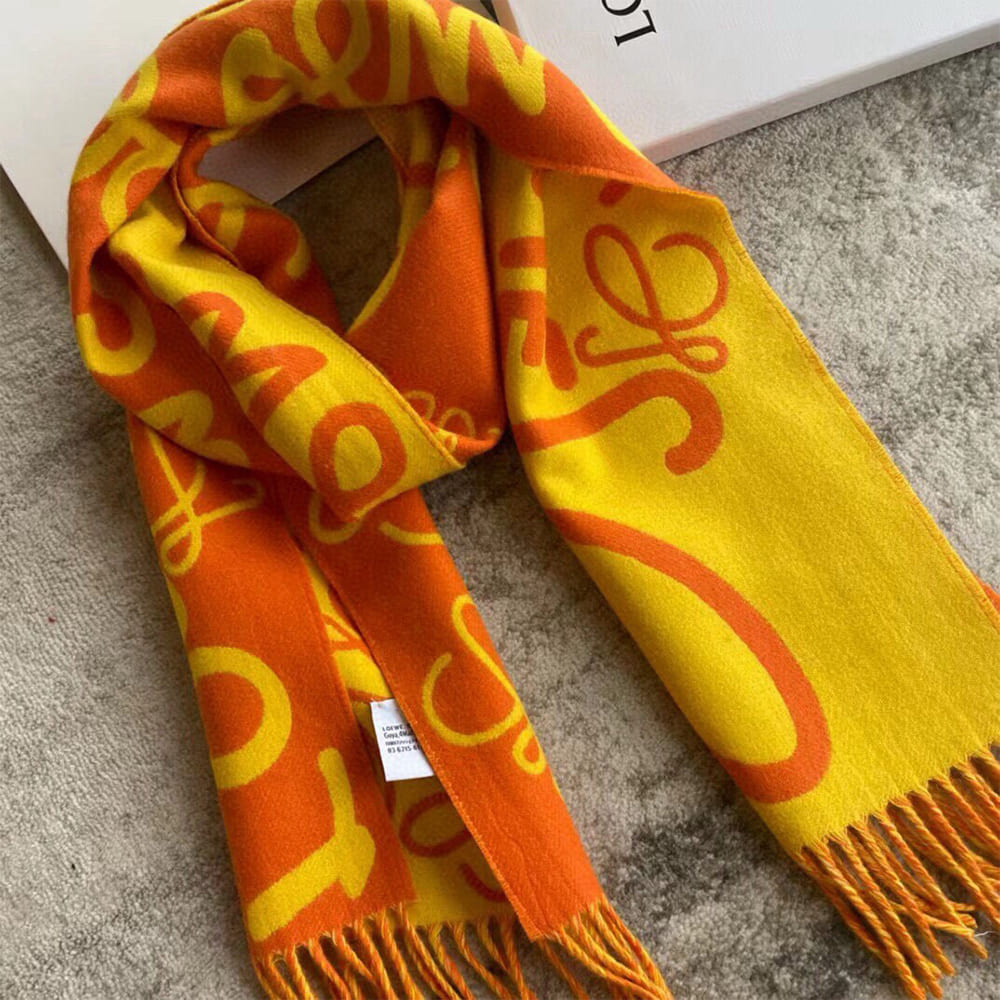L0ew* Scarf in wool and cashmere
