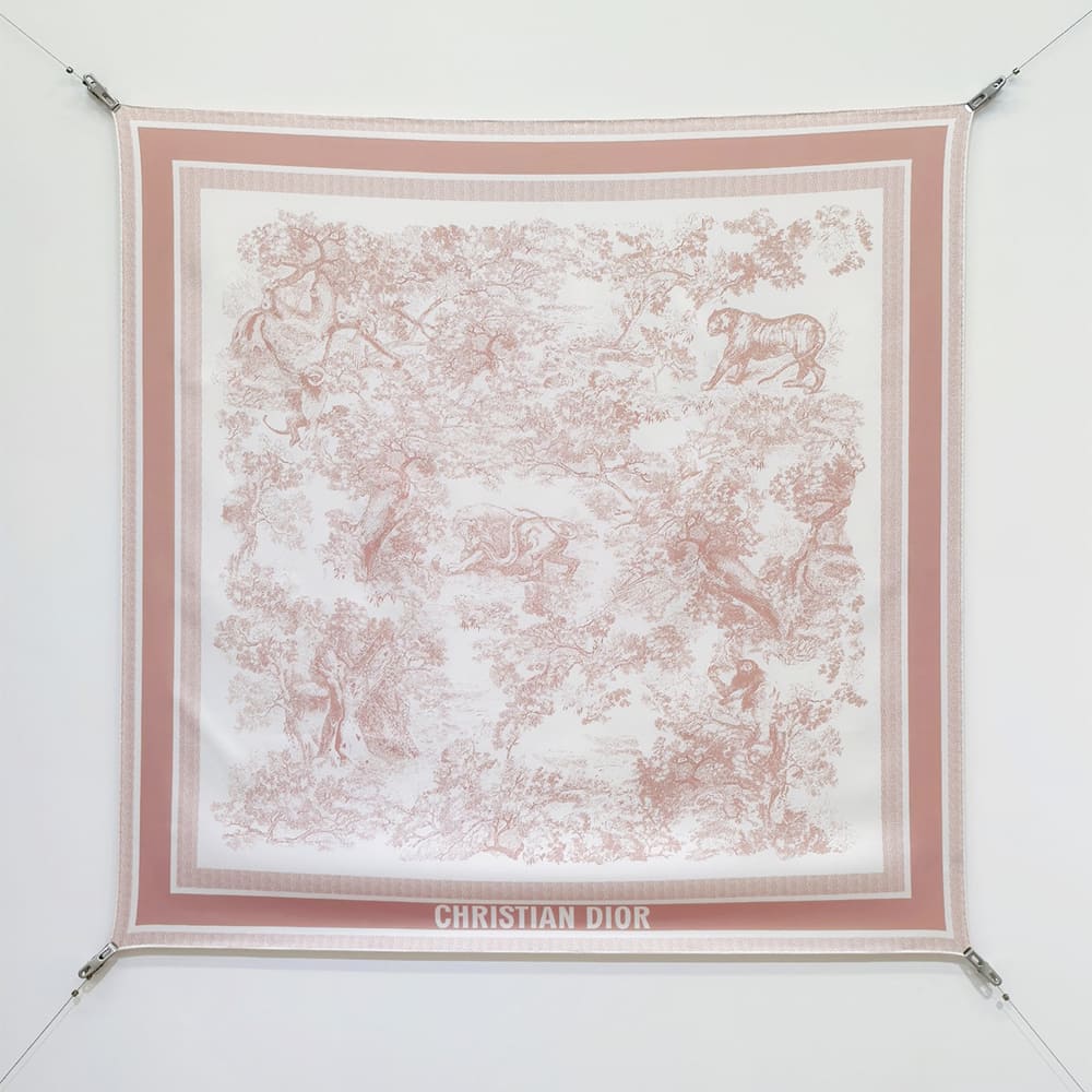 D10r Toile de Jouy Sauvage 90 Square Scarf