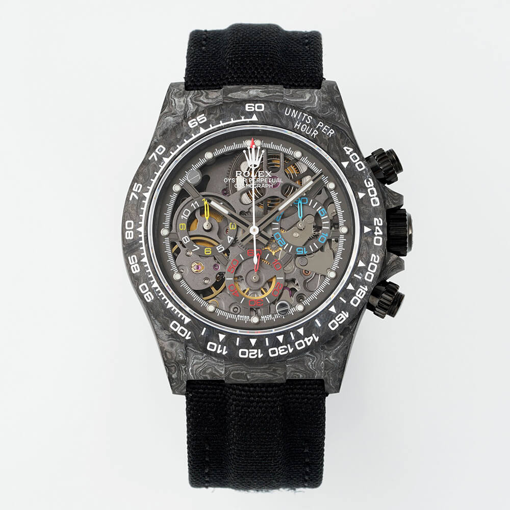 R01ex Diw Daytona skeleton dial