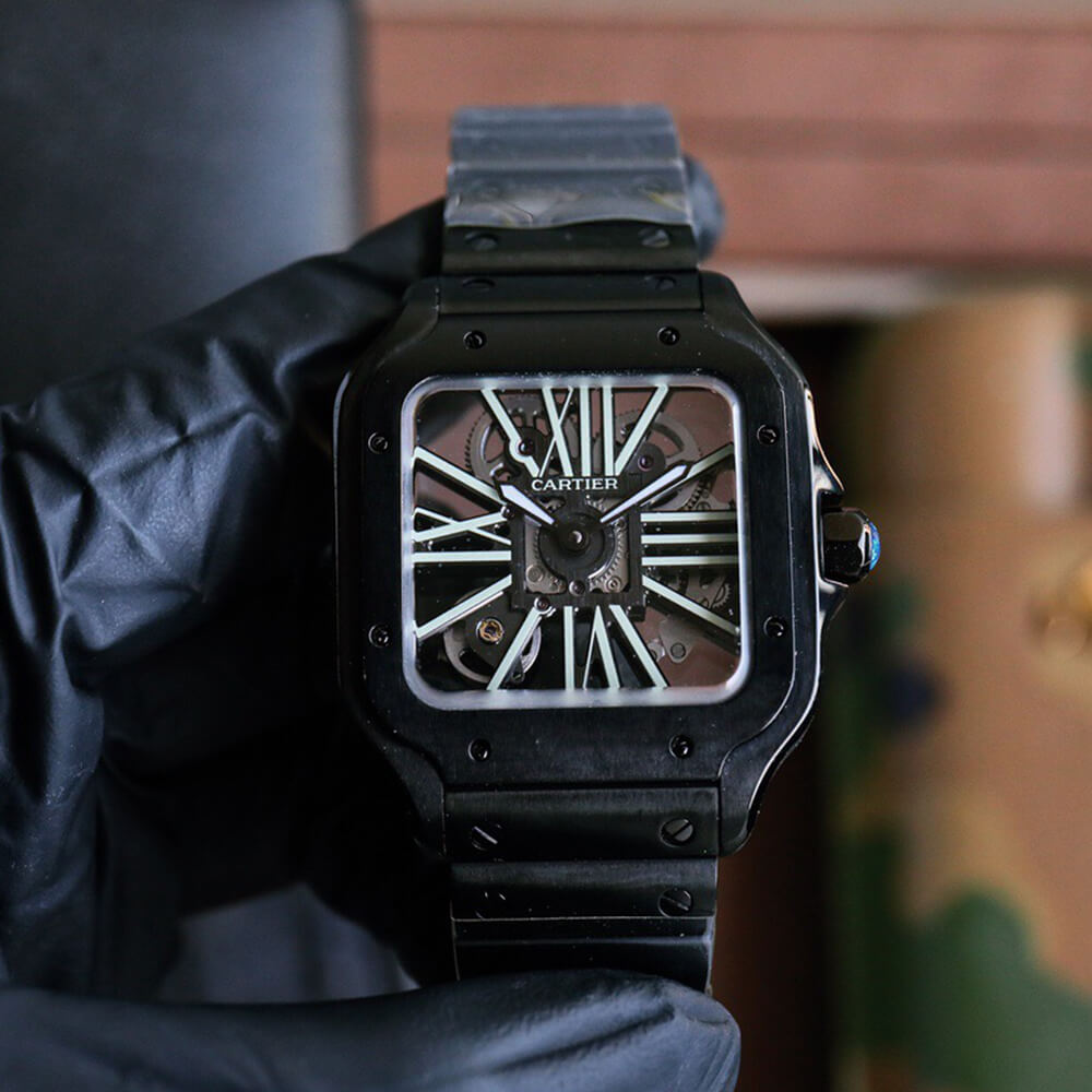 Ca*t1er Santos Skeleton Watch