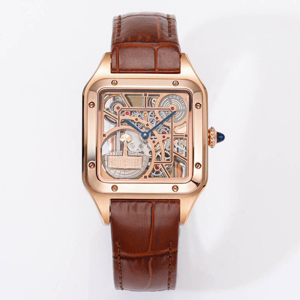 Ca*t1er Santos Skeleton Watch