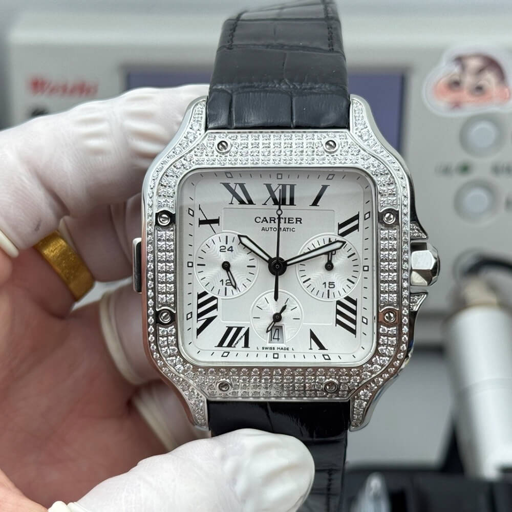 Santos de Ca*t1er Chronograph watch