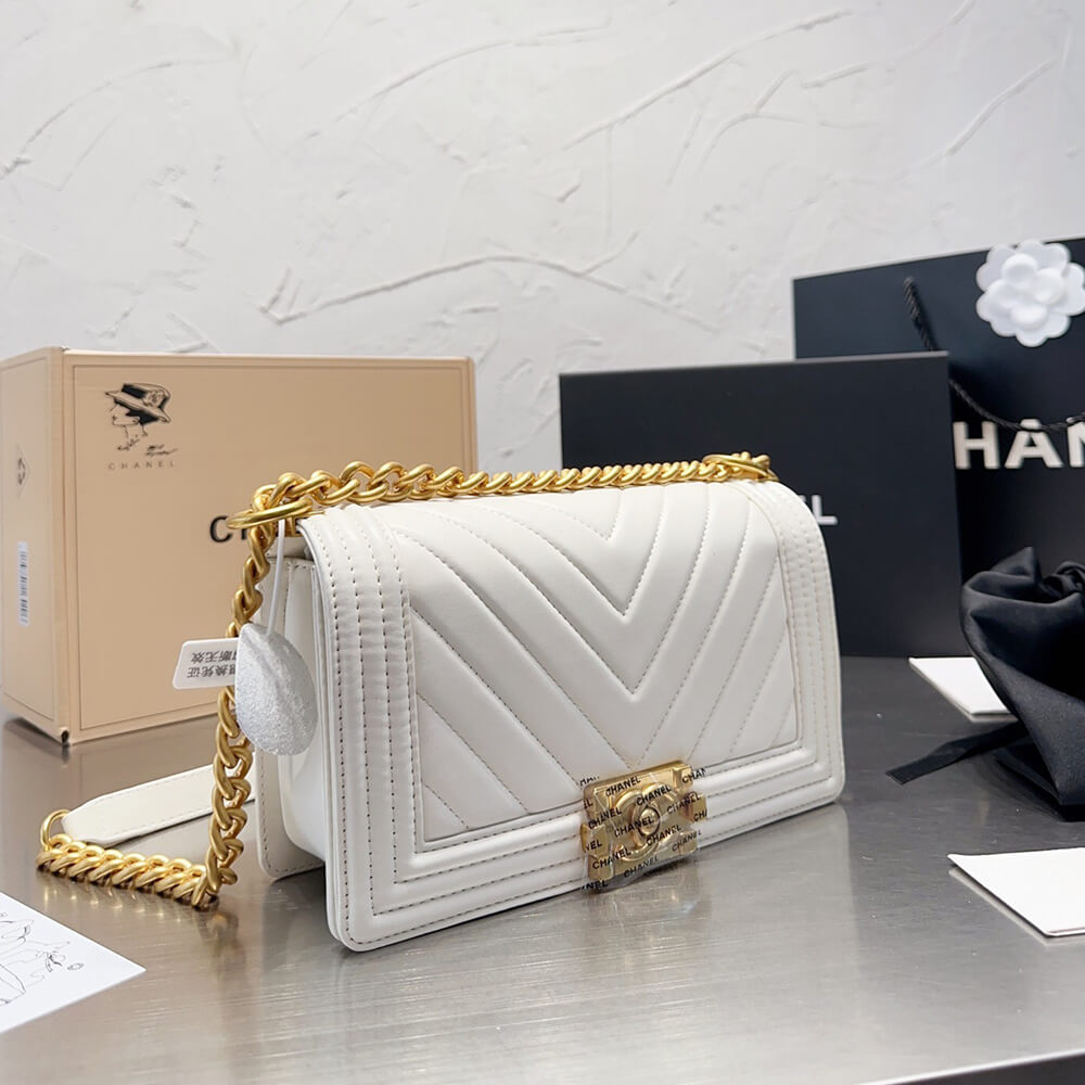 Chevron Boy Ch**el Handbag