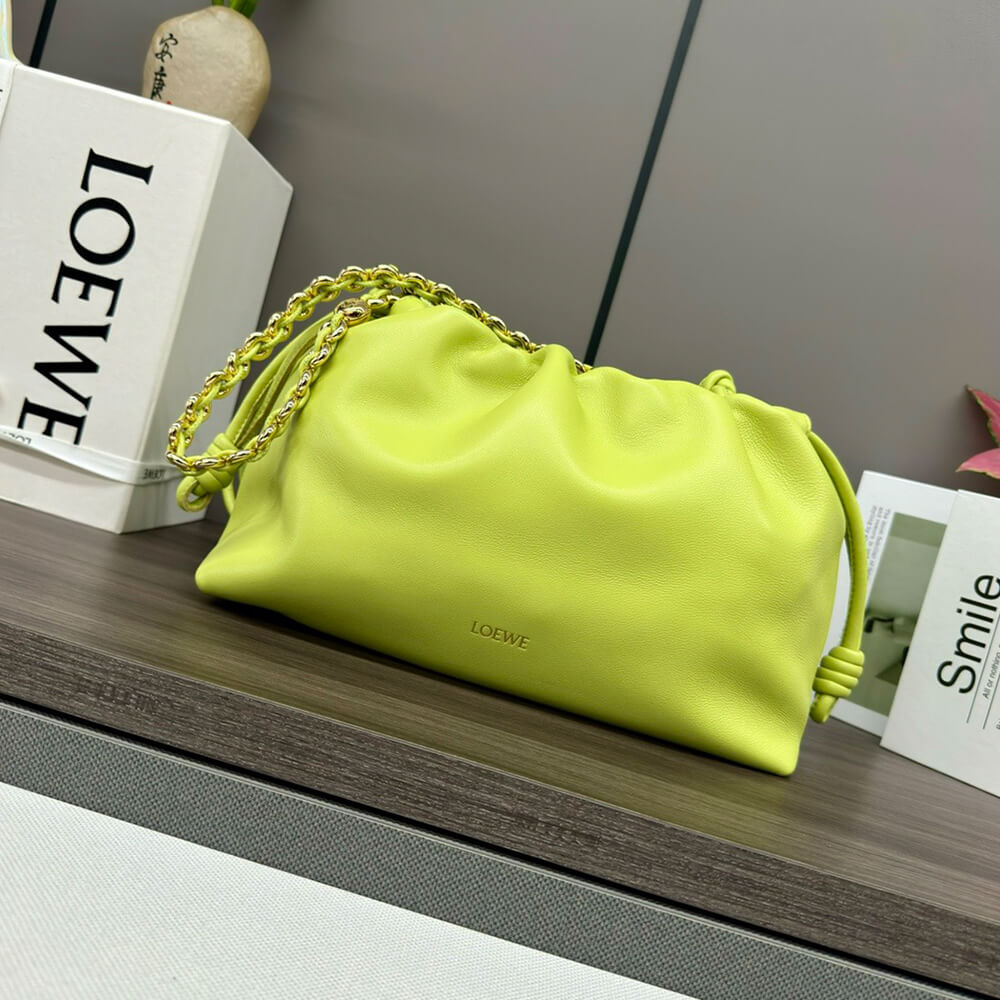 L0ew* Medium Flamenco purse in mellow nappa lambskin