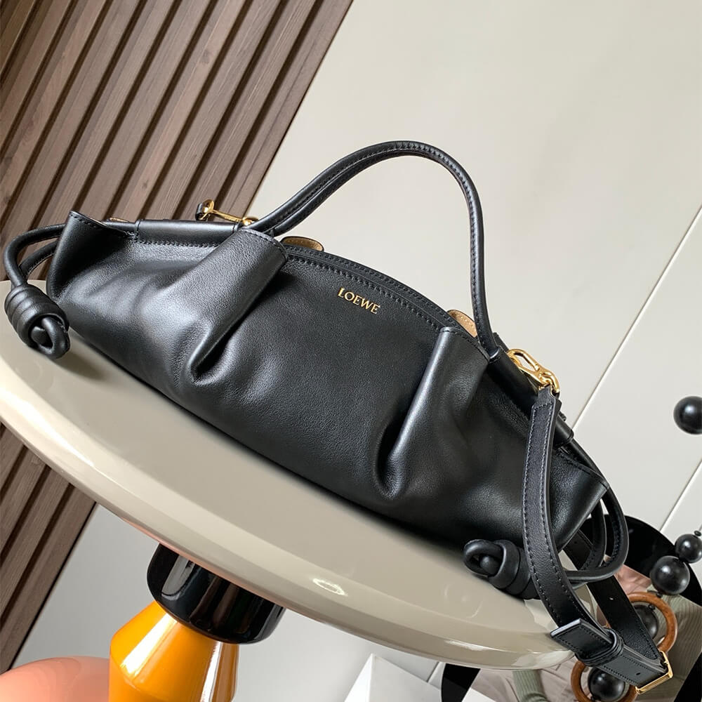 L0ew* Small Paseo bag in shiny nappa calfskin(high-end grade)