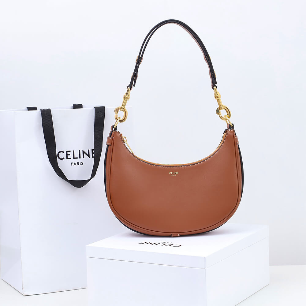 Ce1i*e Medium Ava Strap Bag in Calfskin(HIGH-END GRADE)