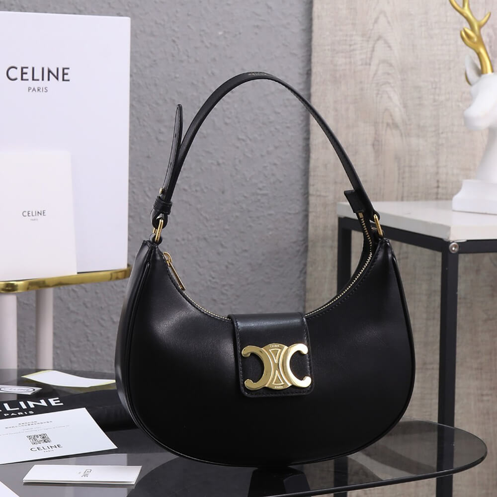 Ce1i*e MEDIUM AVA TRIOMPHE BAG in Calfskin