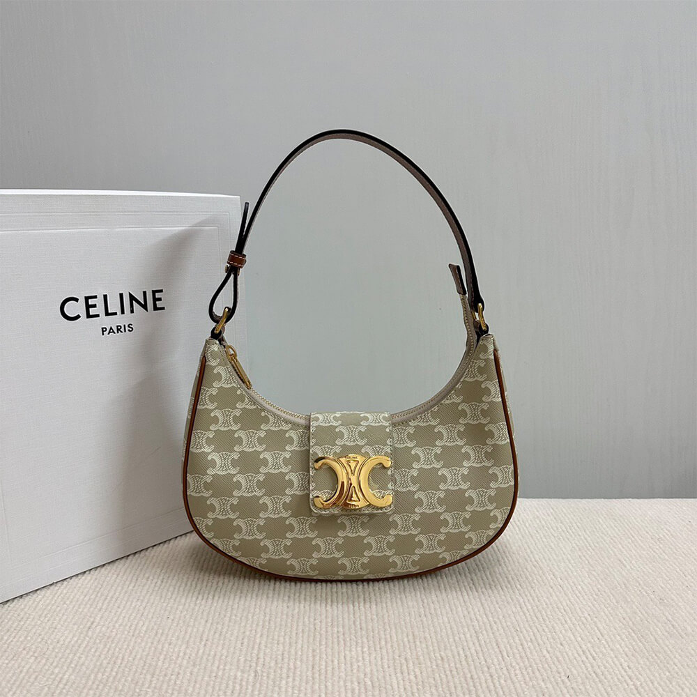 Ce1i*e MEDIUM AVA TRIOMPHE BAG in Calfskin