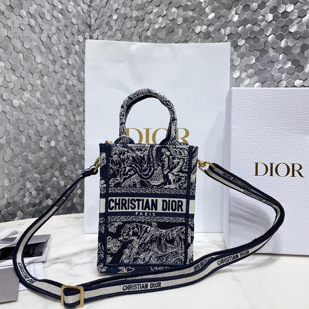 MINI D10r BOOK TOTE PHONE BAG