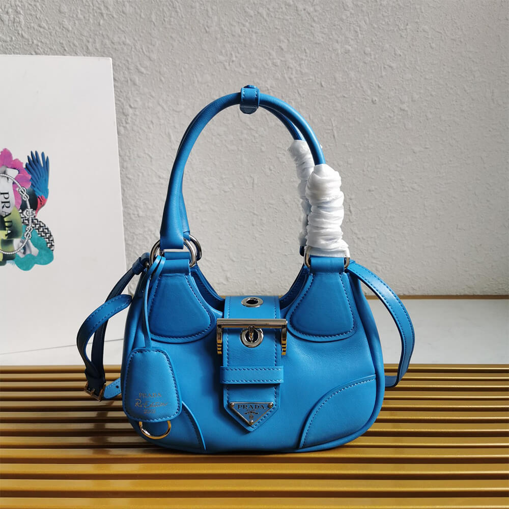 Pra*a Moon padded nappa-leather bag