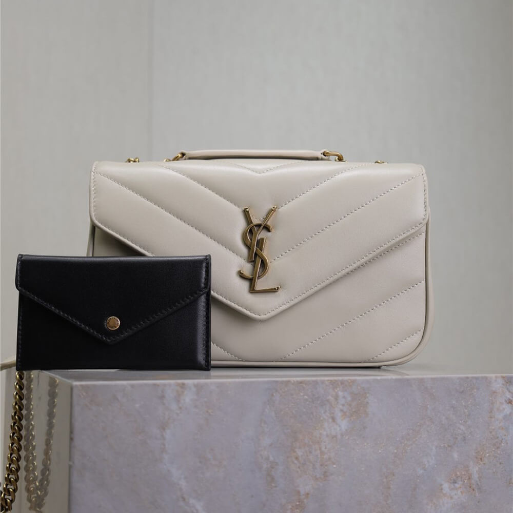 Y51 LOULOU small in MATELASSE lambskin
