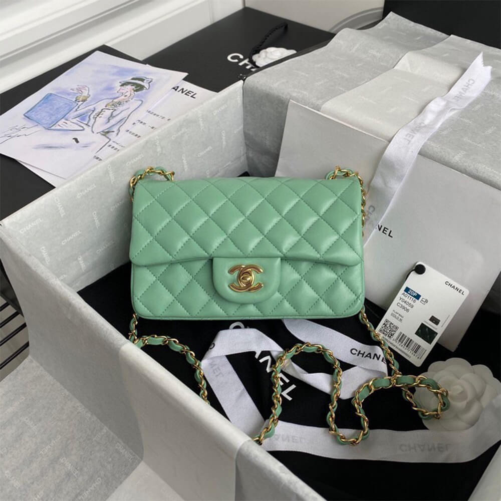 Ch**el MINI FLAP BAG