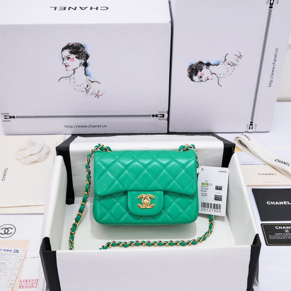Ch**el MINI FLAP BAG