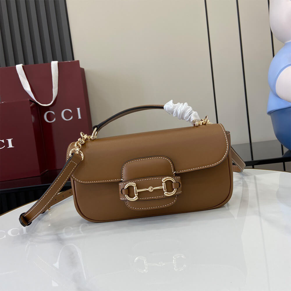 Gvc*1 Horsebit 1955 Soft small top handle bag