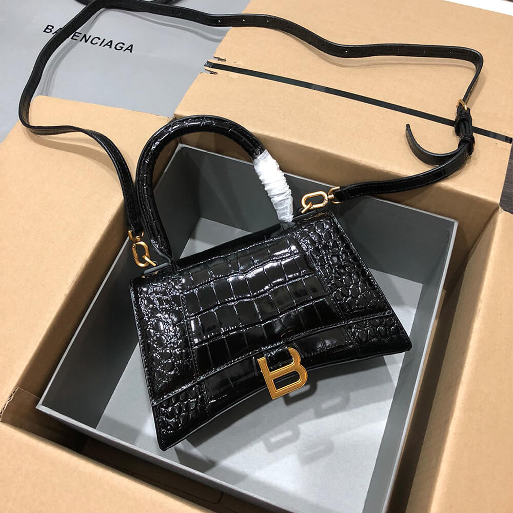 Ba1en*iaga Hourglass Handbag Small(high-end grade)