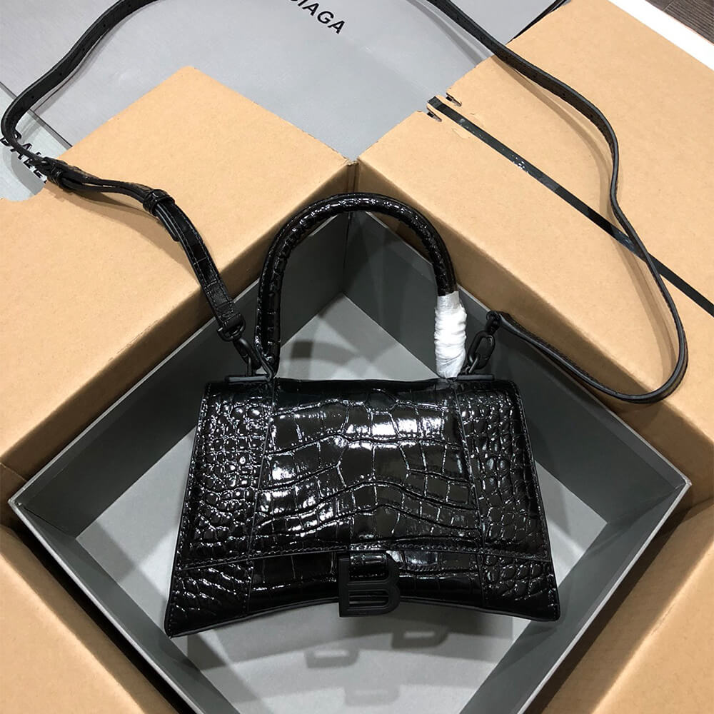 Ba1en*iaga Hourglass Handbag Small(high-end grade)