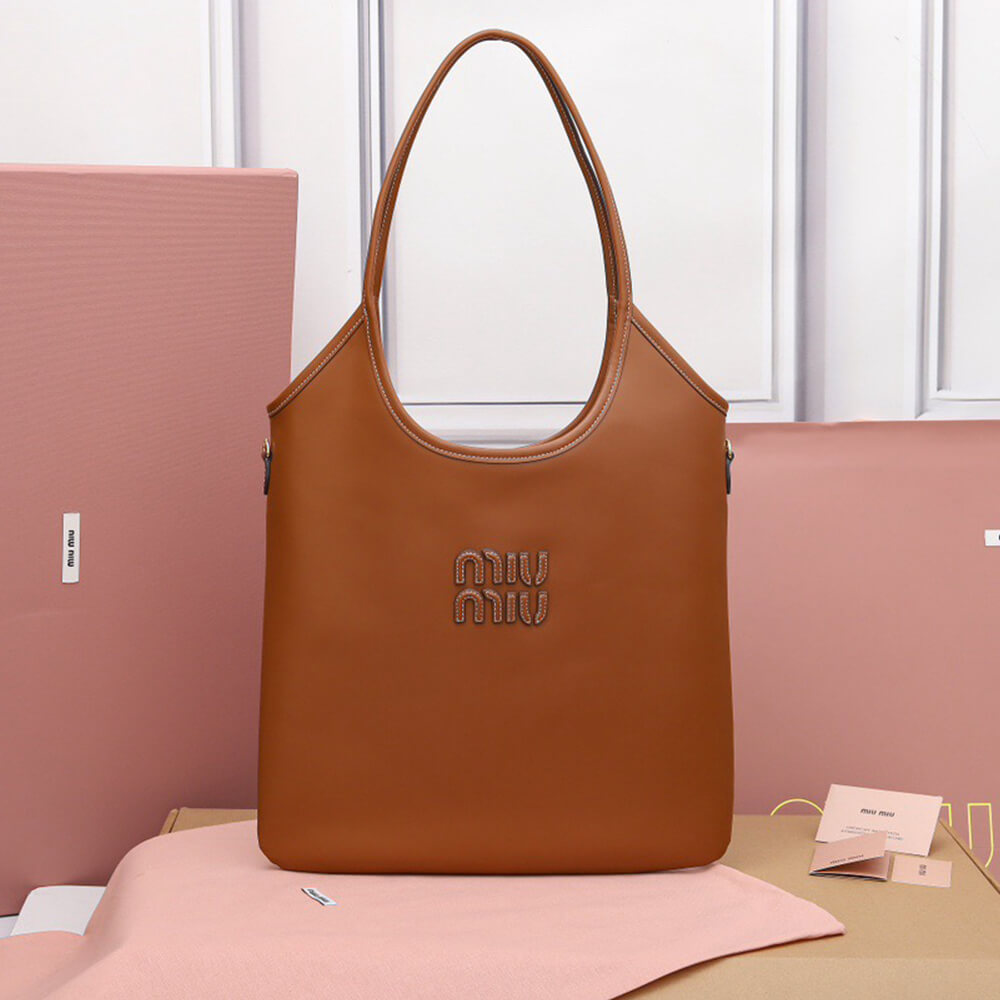 M1um1u REGULAR IVY LEATHER BAG(HIGH-END GRADE)
