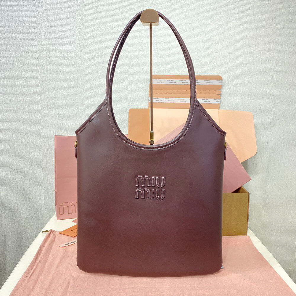 M1um1u REGULAR IVY LEATHER BAG(HIGH-END GRADE)