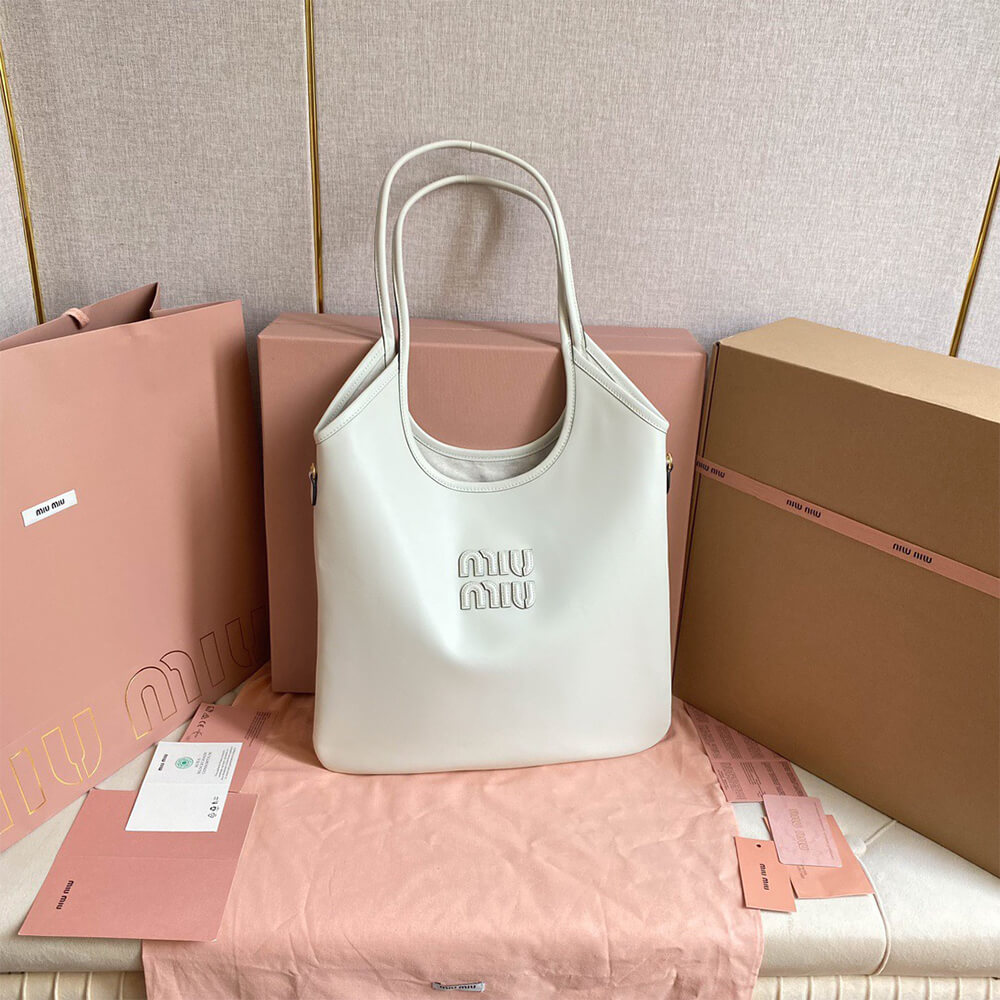 M1um1u REGULAR IVY LEATHER BAG(HIGH-END GRADE)