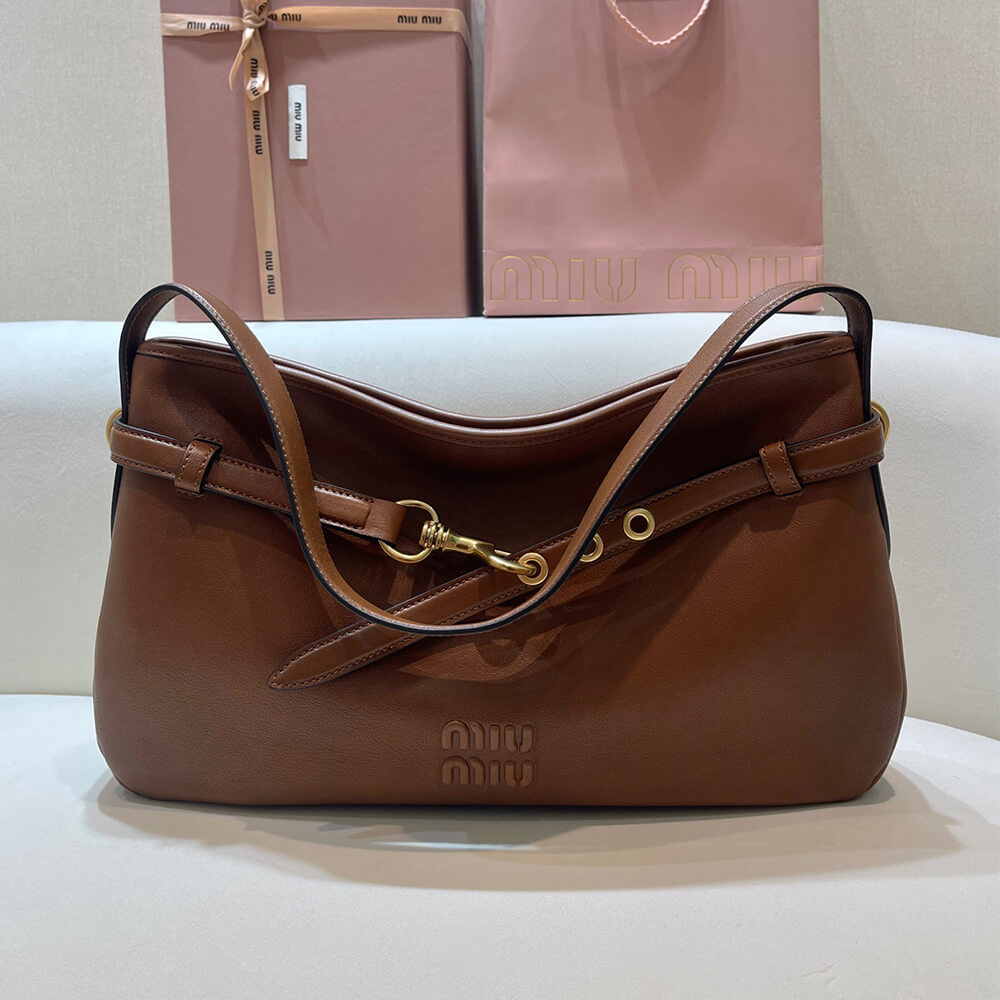 M1um1u Medium Aventure nappa leather bag(HIGH-END GRADE)