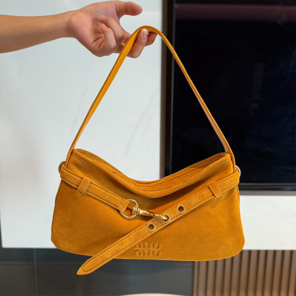 M1um1u Regular Aventure suede bag(HIGH-END GRADE)
