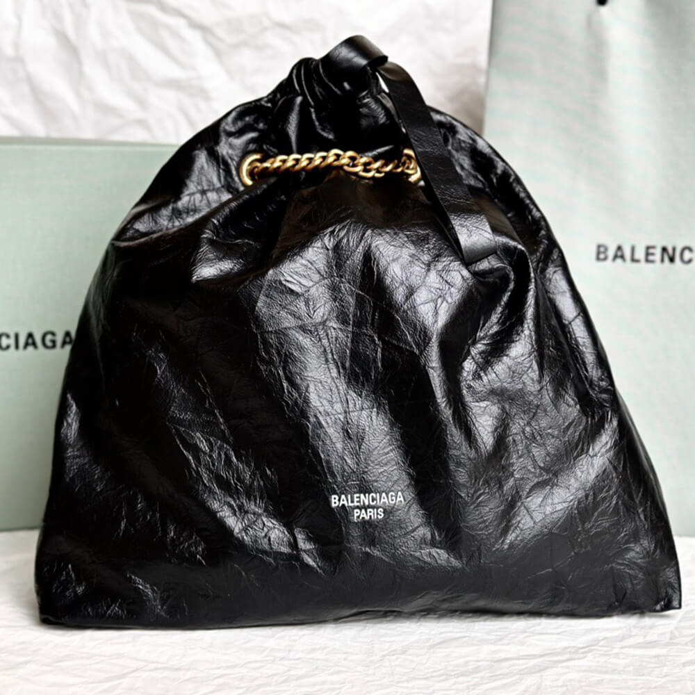 Ba1en*iaga Women’s Crush Tote Bag Medium(HIGH-END GRADE)
