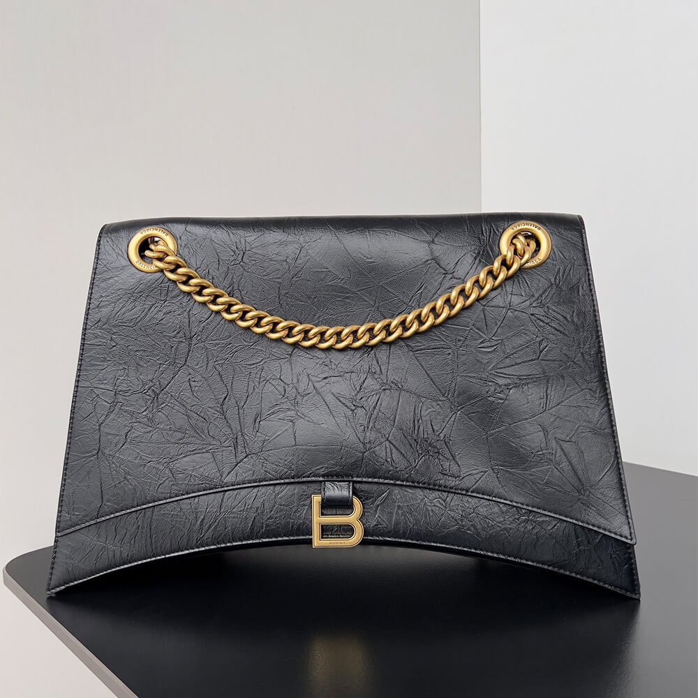 Ba1en*iaga Women’s Crush Chain Bag Large(HIGH-END GRADE)