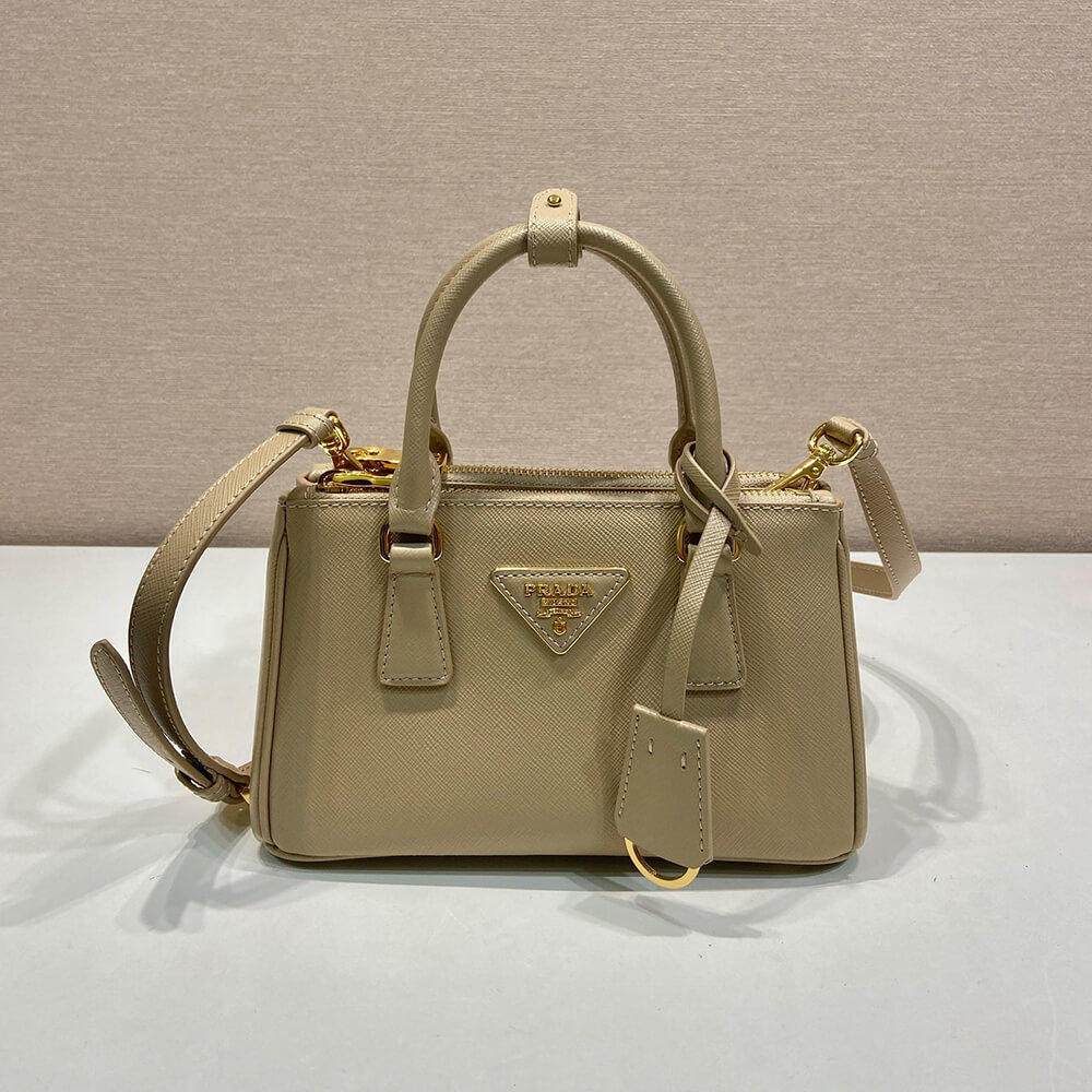 Pra*a Galleria Saffiano leather mini-bag(HIGH-END GRADE)