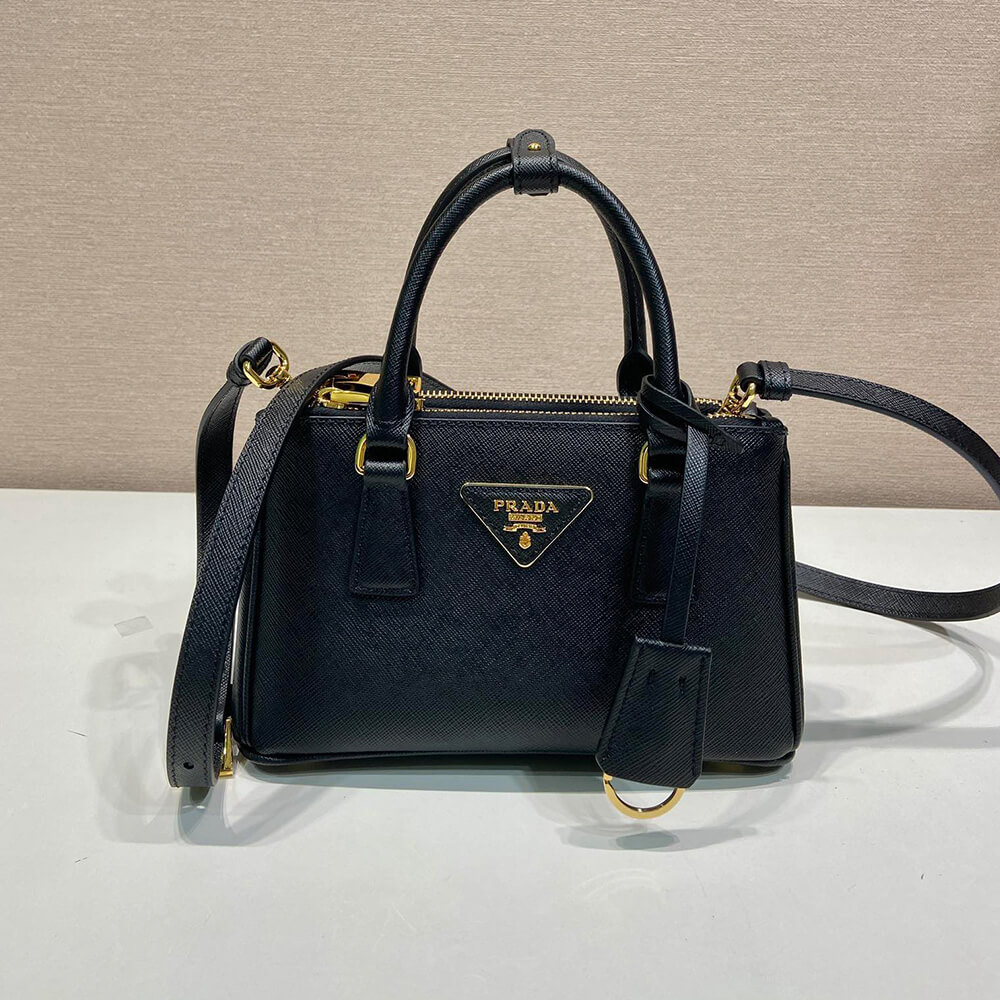 Pra*a Galleria Saffiano leather mini-bag(HIGH-END GRADE)
