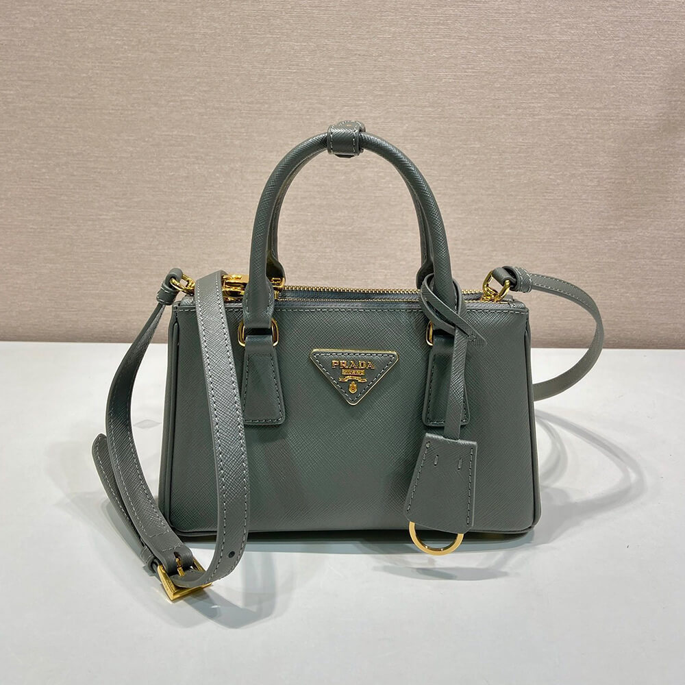Pra*a Galleria Saffiano leather mini-bag(HIGH-END GRADE)