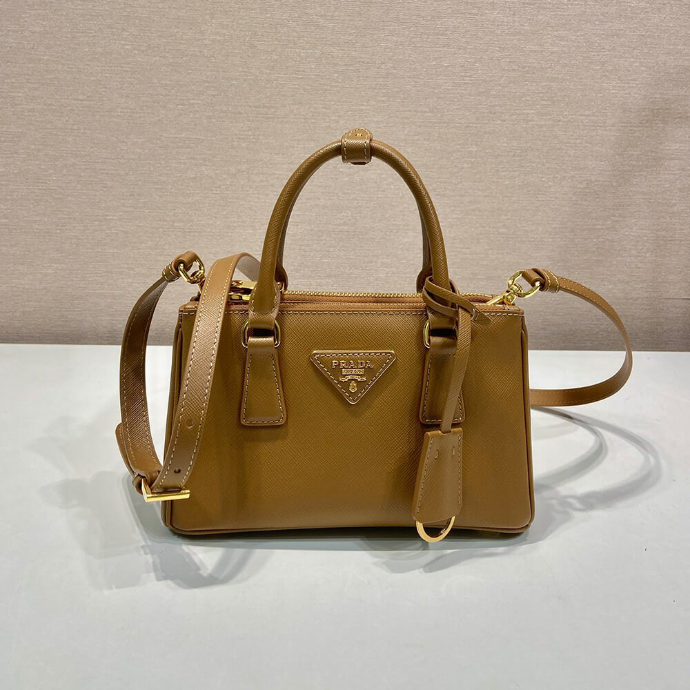 Pra*a Galleria Saffiano leather mini-bag(HIGH-END GRADE)