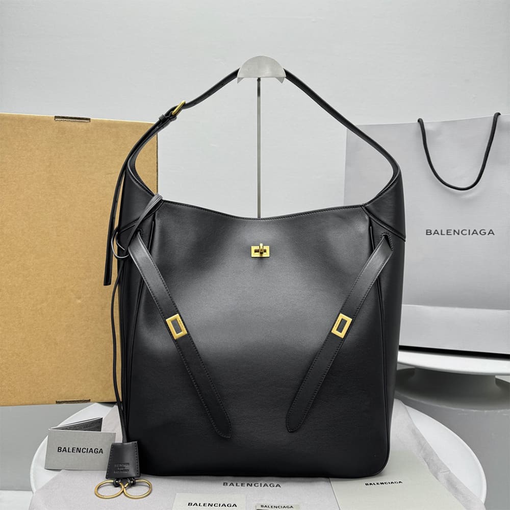 Ba1en*iaga Women’s Bel Air Hobo Bag Large(HIGH-END GRADE)