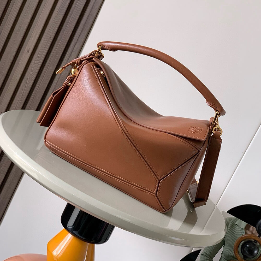L0ew* Small Featherlight Puzzle bag in nappa lambskin(HIGH-END GRADE)