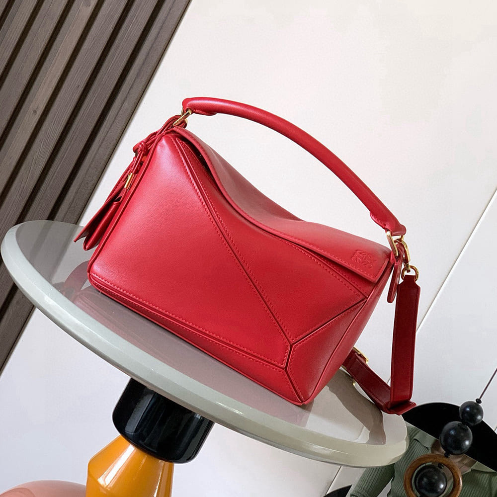 L0ew* Small Featherlight Puzzle bag in nappa lambskin(HIGH-END GRADE)