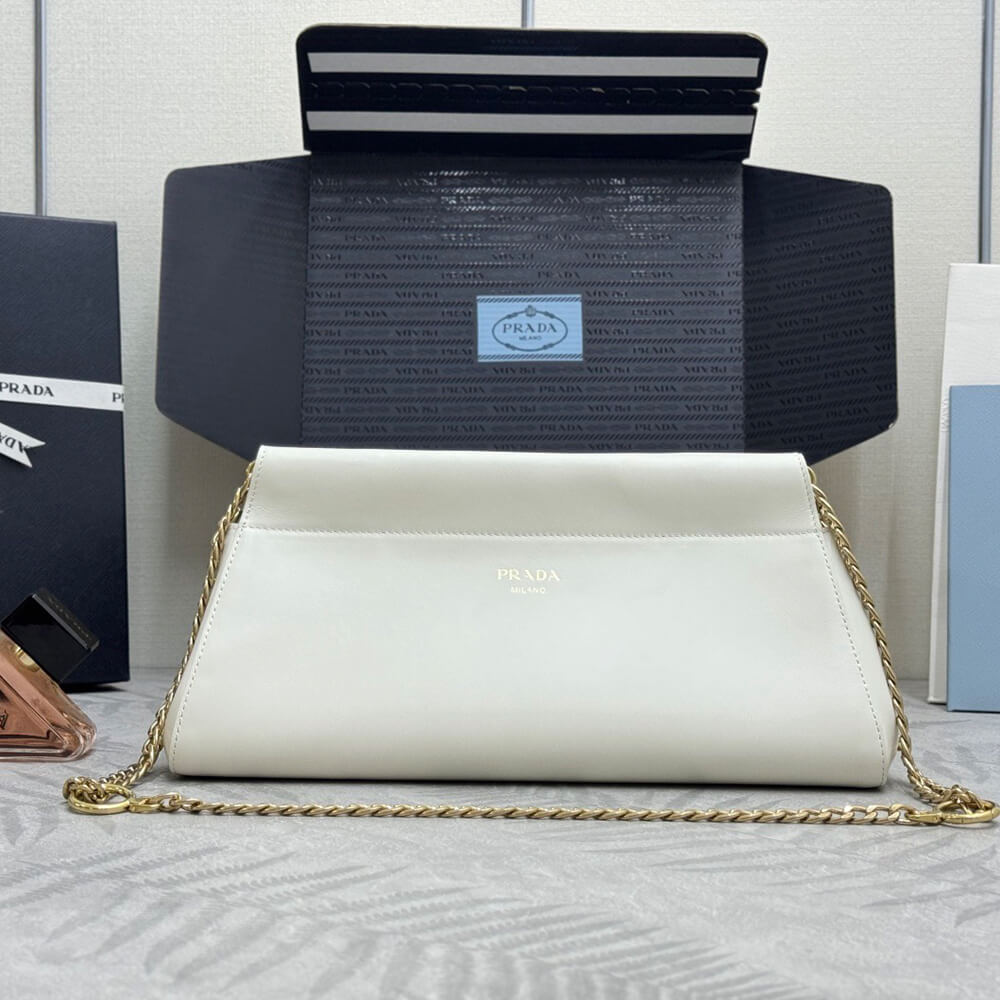Pra*a Enchaine medium leather bag(HIGH-END GRADE)