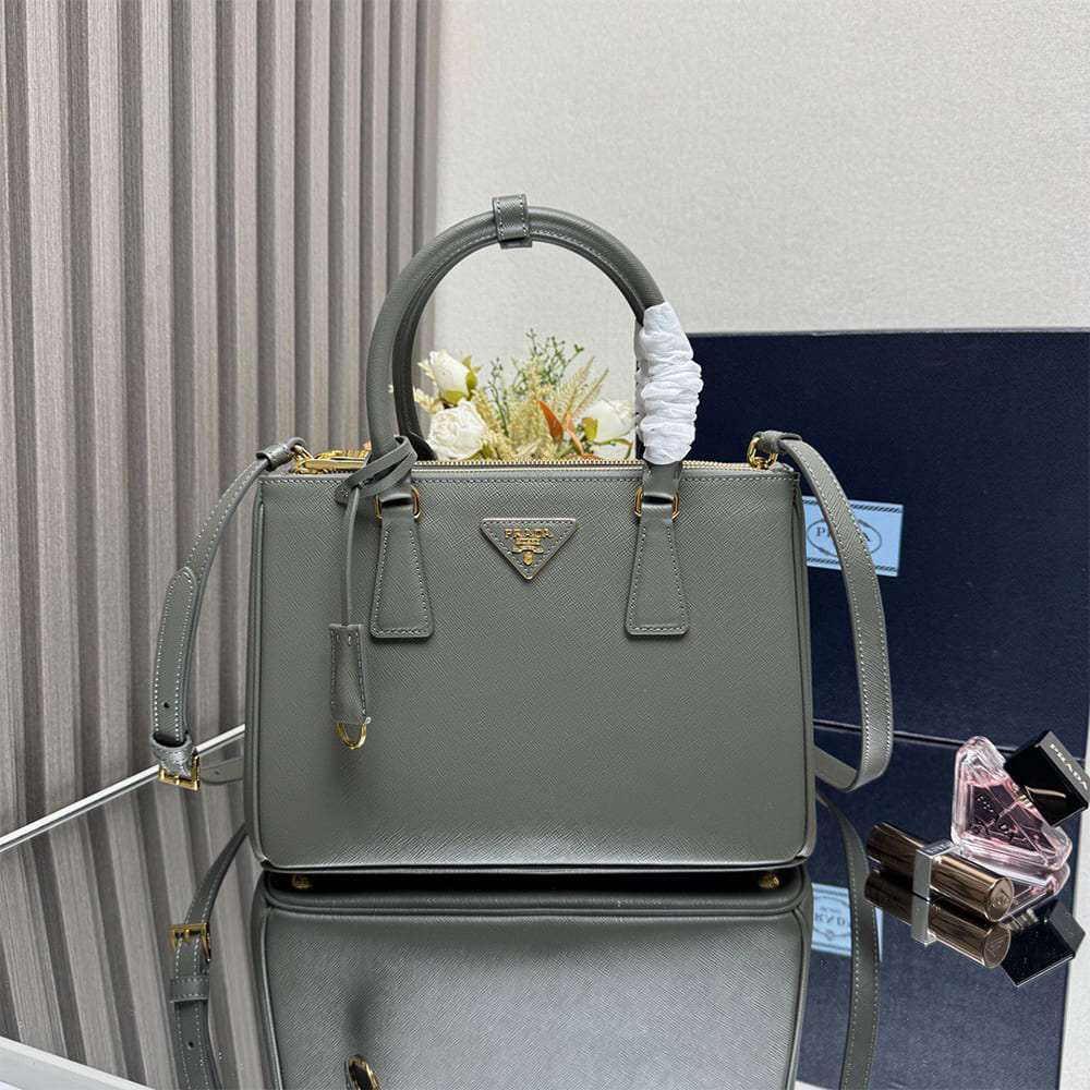 Pra*a Galleria medium Saffiano leather bag(HIGH-END GRADE)