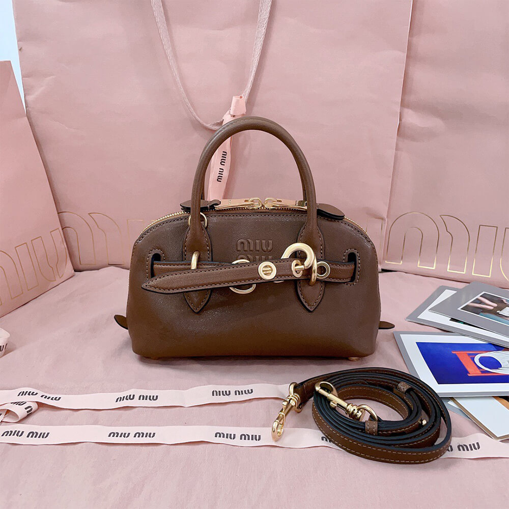 M1um1u Mini Aventure mini nappa leather bag(HIGH-END GRADE)
