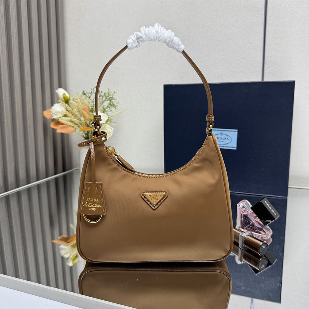 Pra*a Re-Edition 2005 Re-Nylon and Saffiano mini bag