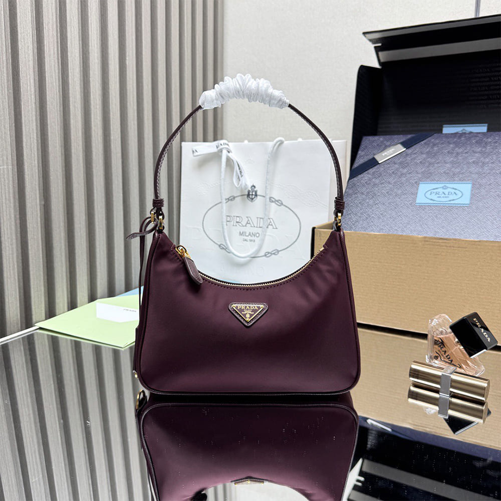 Pra*a Re-Edition 2005 Re-Nylon and Saffiano mini bag
