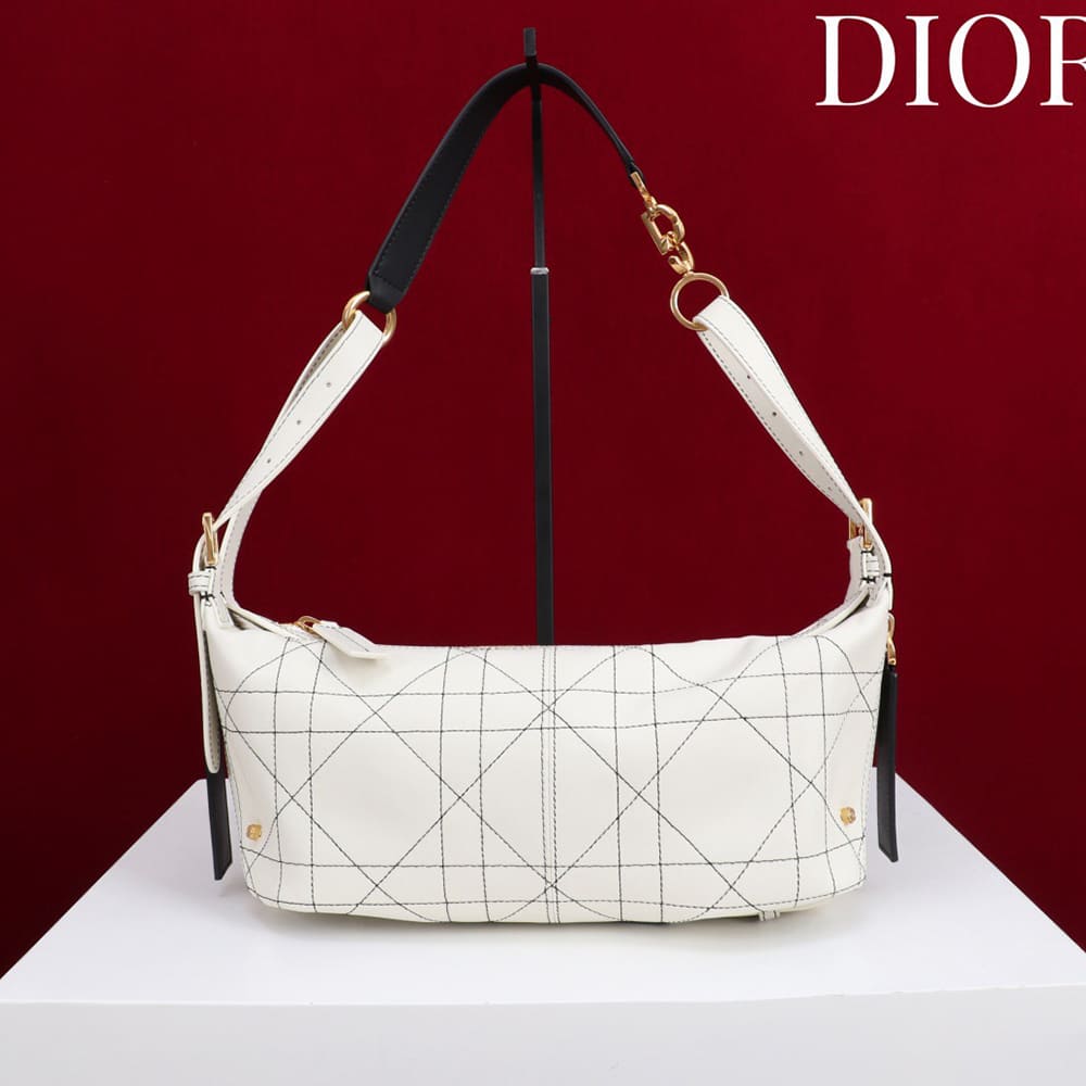 D10r Small D-Journey Bag in Two-Tone Calfskin(HIGH-END GRADE)