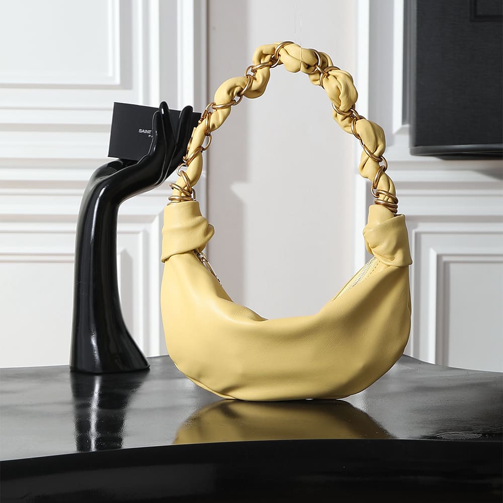 Y51 AMALIA mini hobo in lambskin(HIGH-END GRADE)