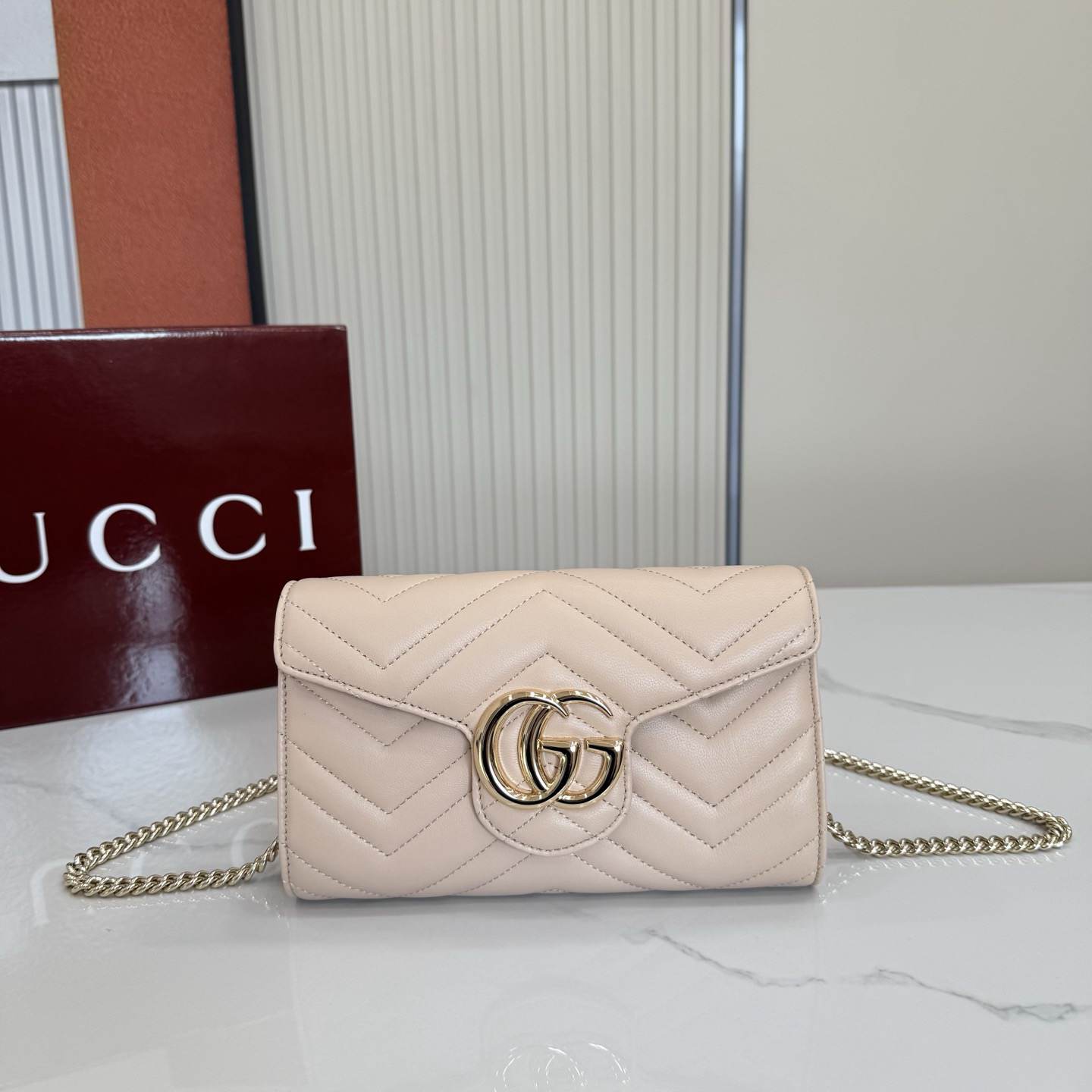 GG Marmont Chain Wallet
