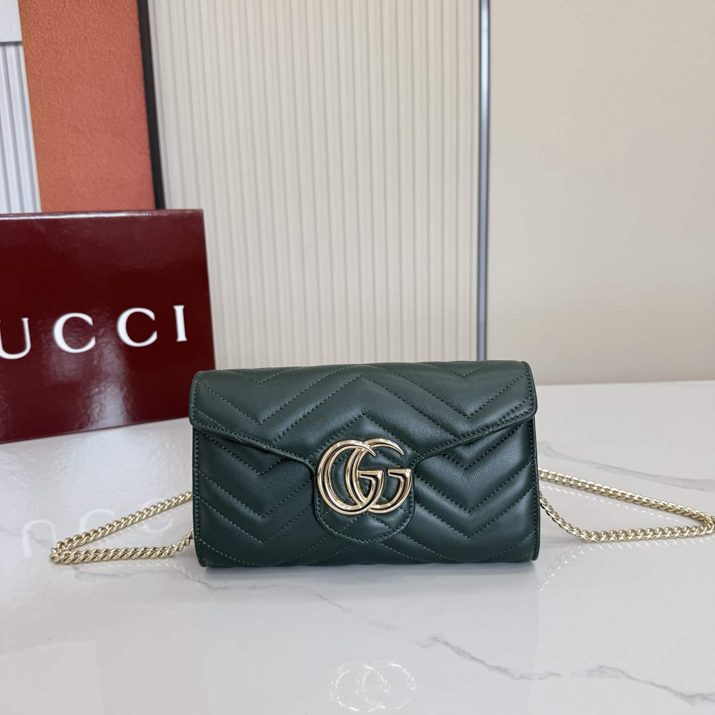 GG Marmont Chain Wallet