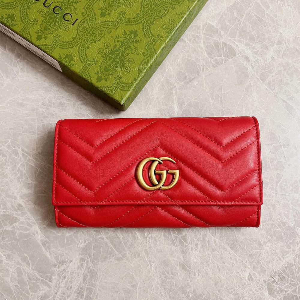 GG Marmont Long Wallet