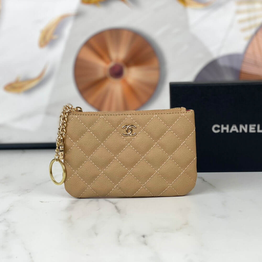 Ch**el Classic Small Zip Clutch