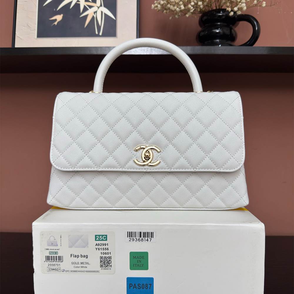 Ch**el Large Coco Handle Flap Shoulder Bag