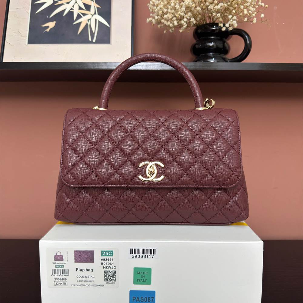 Ch**el Large Coco Handle Flap Shoulder Bag