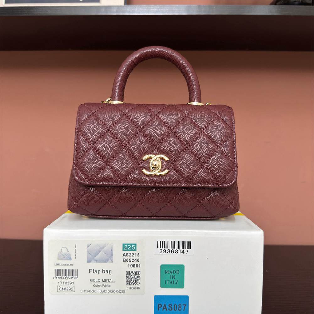 Ch**el Coco handle flap shoulder bag Mini