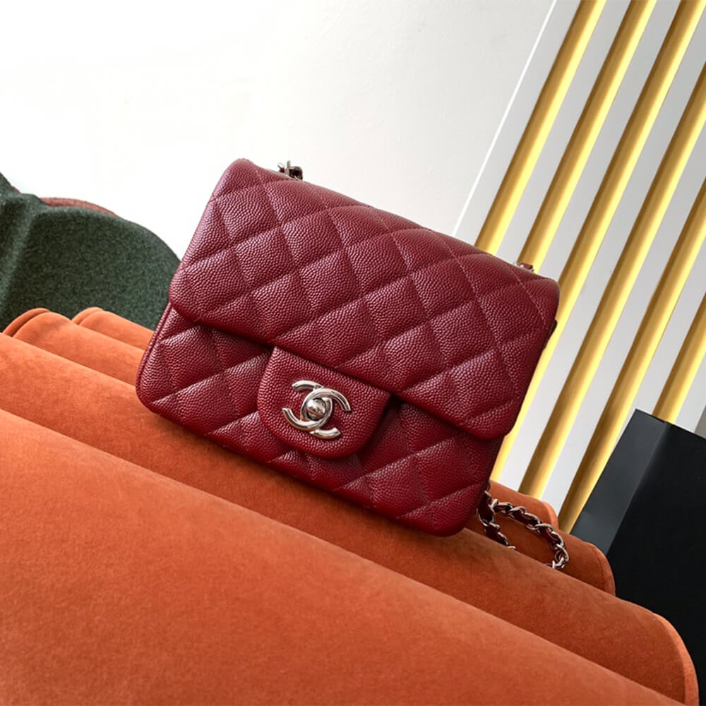 Ch**el MINI FLAP BAG(high-end grade)