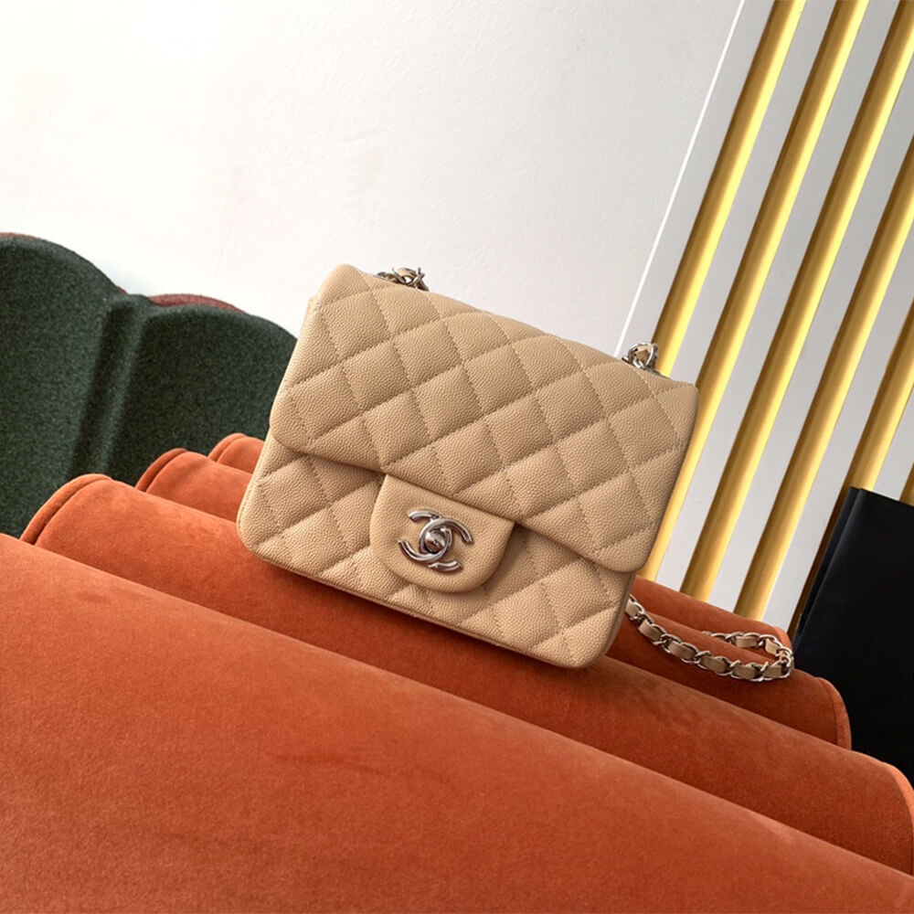 Ch**el MINI FLAP BAG(high-end grade)
